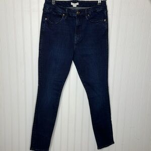 Good American Good Legs Skinny Dark Wash Jeans Size 14/32